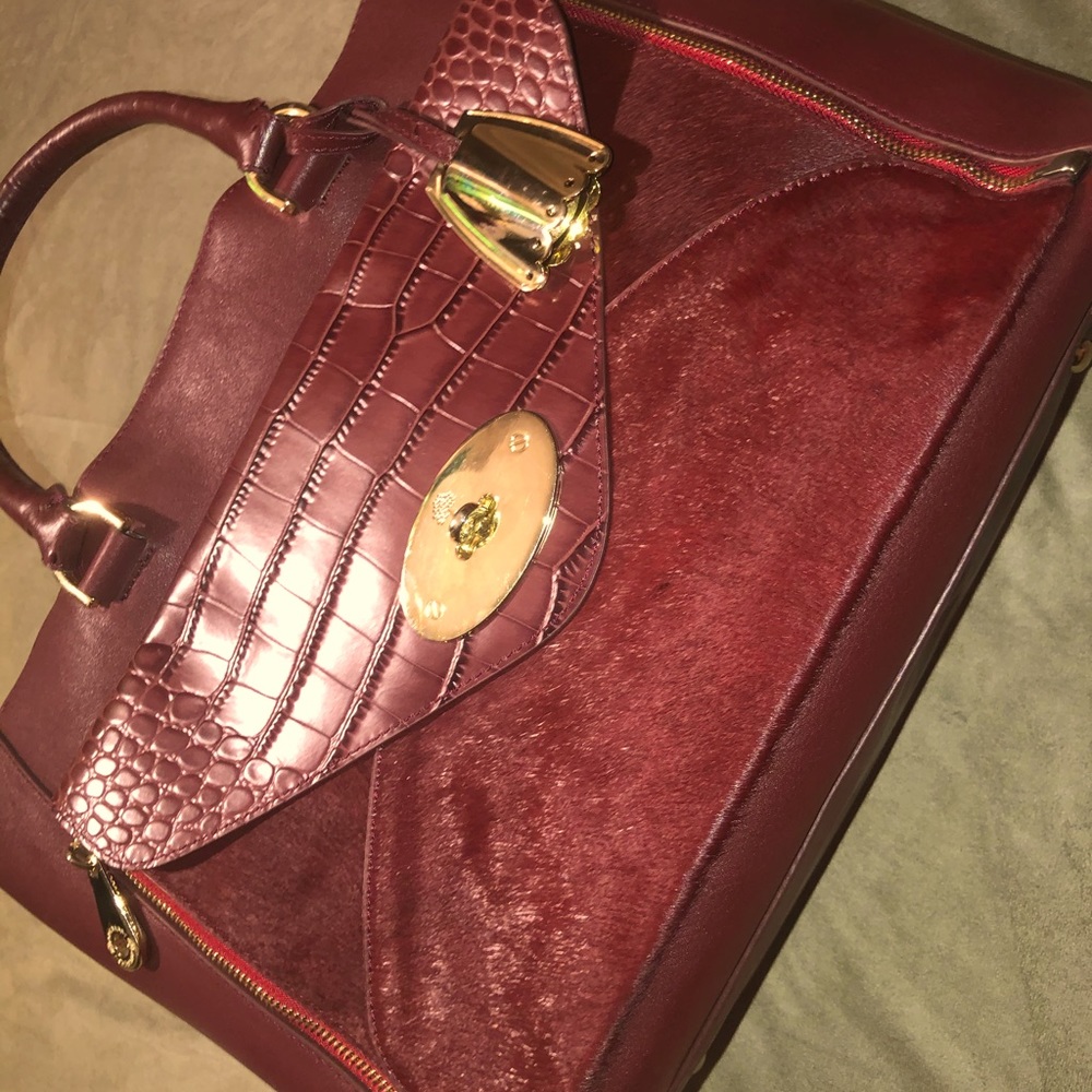 Mulberry Willow Tote #buffalo #calf hair clutch #smithsonstyle #burberry #london